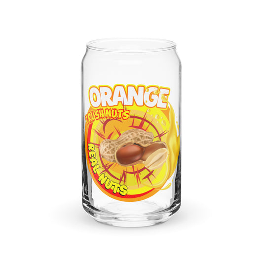 Orange Crush Nuts Can-shaped glass